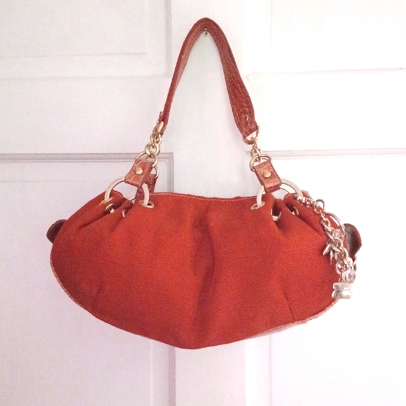 Kathy Van Zeeland Orange Handbag - Picture 2 of 10